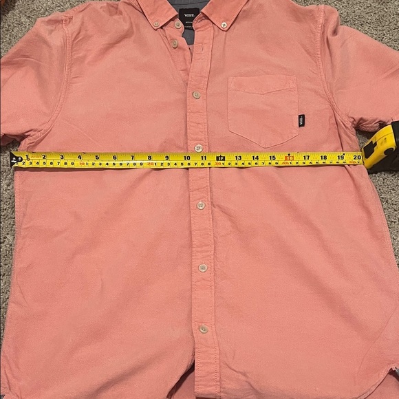 Vans Men's Coral Short Sleeve Button Down Shirt Size M - Picture 4 of 5